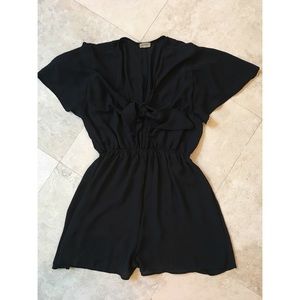 Brandy Melville Tie Front Romper